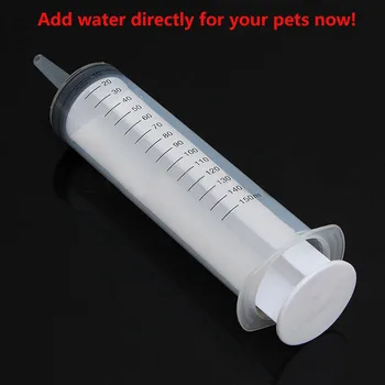 100 ml /150 ml Brizgo za enkratno uporabo Velikih Hydroponics Hranil Sterilne Zdravje Merjenje Injektor Orodja Pes, Mačka Hranjenje Dodatki