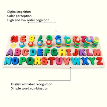 Otrok Digitalni Pismo, Dnevnik Odbor Baby 26 Abc Velike Črke Kognitivne Puzzle Seznanjene Zgodnje Izobraževanje Igrače