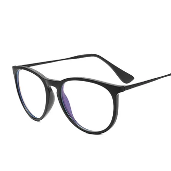Elbru Krog Okviri Ženske Moški Anti Modra Svetloba Blokiranje Blue-ray Optičnih Očal Okvir Kratkovidnost Računalnik Očala Unisex
