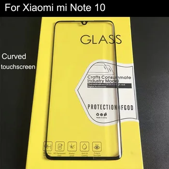Za Xiaomi mi Opomba 10 Sprednji Zunanji Steklo Objektiv na Dotik Zaslon LCD Ukrivljeno Steklo touchscreenFor Xiaomi mi Note10 Računalnike Deli