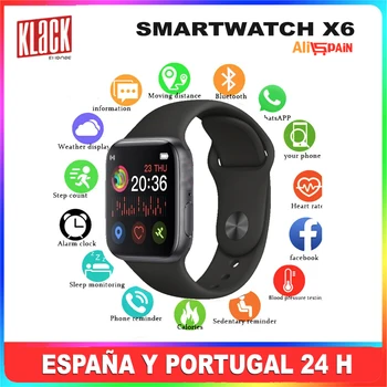 Pametno Gledati Moški Ženske 2020 X6 Smartwatch Šport Španija Sodobnih Digitalnih Teče Klack