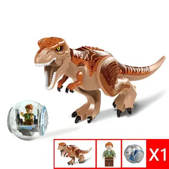 1Pcs/Nastavi 79151 Jurassic Dinozaver Svetu Številke Tyrannosaurs T-Rex Stavbe, Bloki, Opeke Združljiv Dinozaver