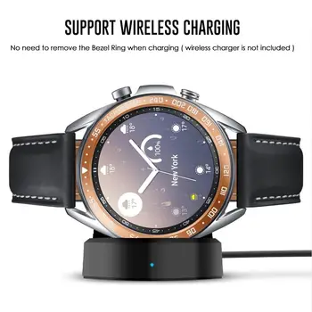NOVE Plošče Tesnilo Kovinski Pokrovček Za Samsung Galaxy Watch 3 41mm 45 mm Jeklene Okvir za Varstvo Primeru je Pametno Gledati Dodatki