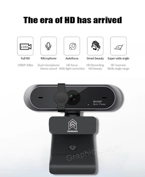 1080P HD spletna kamera samodejno ostrenje Vgrajen mikrofon kamera, USB, za PC prenosni 1920*1080P