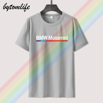 2021 SIERRA BMW Motorrad Poletje Tiskanja Black T Shirt Obleko Priljubljena Majica Bombaž Tees Neverjetno Kratek Rokav Edinstveno Moški zgornji deli oblačil