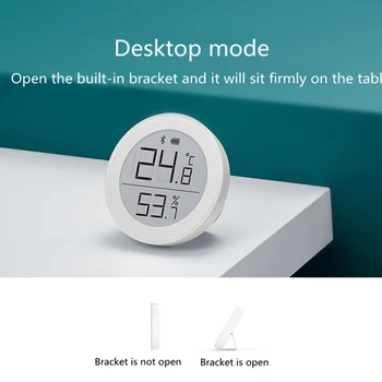2020 Xiaomi Cleargrass Bluetooth Temperatura Vlažnost Senzor za Shranjevanje Podatkov, E-Link INK Zaslon Termometer Podporo Apple Domov Kit