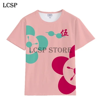 LCSP Japonski Anime ZOMBIE LAND SAGA Nikaido Saki Cosplay Isti Top T-shirt Kostum Tee Oblačila