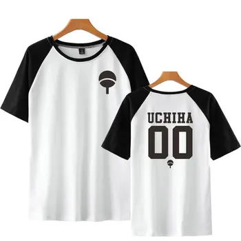 Poletje Vroče Prodaje Anime Naruto Uchiha Hatake Uzumaki Klan Priponko Tiskalniški Kratek Rokav T Shirt Plus Velikost Hip Hop Camiseta Masculina