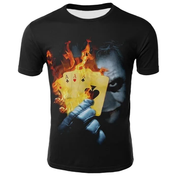 Novo Klovn, Vroče Prodaje Divje 3D Natisnjeni T-shirt za Moške Klovn Horror Film Priložnostne Zabave T-shirt 2020 Poletje Moda Kratek Rokav