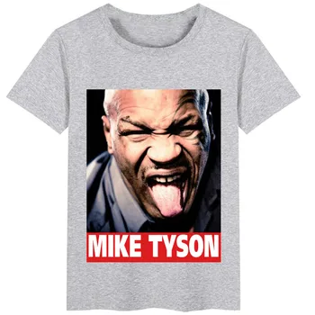 Boksar Mike Tyson Memorial Boksar T-shirt je Klasična prevara kratka sleeved bombaža T-shirt