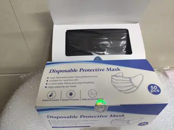 Razpoložljivi netkane tkanine masko tri-slojni filter za varstvo odraslih prah-dokazilo dihanje melt-blown tkanine masko usta máscara