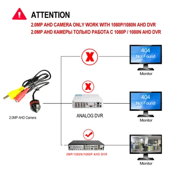 2MP HD AHD CCTV Varnostne Kamere 1080P Video nadzorna Kamera za 2MP AHD DVR Sistem