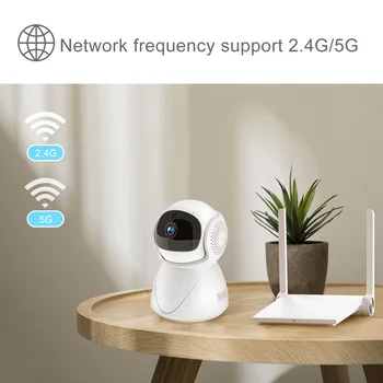Wifi ip kamera 1080p hd home security cam Nadzor CCTV Omrežja ptz Brezžična 2.4 G/5 G Fotoaparat dvosmerni Avdio smart Baby Monitor