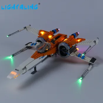 Lightaling Led Luči Komplet Za 75273 Star Vojne Poe Dameron X-wing Borec