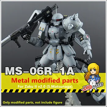 JAOparts Kovinski Spremenjene dele, set za Bandai MG 1/100 MS-06R-1A Zaku II 2.0 S. Matsunaga Gundam DJ032