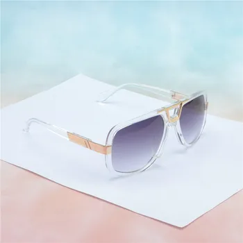 Nove Modne Moške Velik Kvadrat sončna Očala Človek Luksuzne blagovne Znamke Oblikovalec Prevelik Kovinski Ženske sončna Očala Za Moške Vožnje UV400 NX