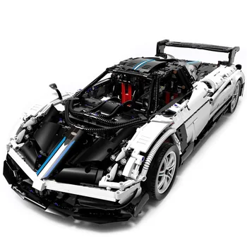NA ZALOGI Pagani Huayra BC Roadster 1:8 Tehnika super dirke športni avto model gradniki igrače Za otroke božična darila