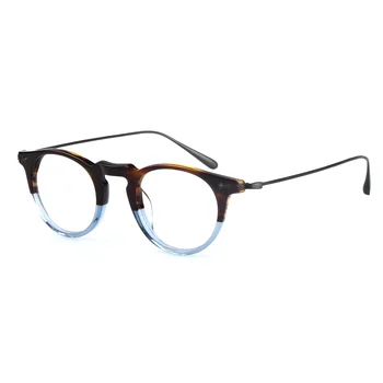 Retro Krog Očal Okvir Moških OV5343 Titana Noge Lahka Očala Ženske Očala za Branje Računalnik Oculos De Grau