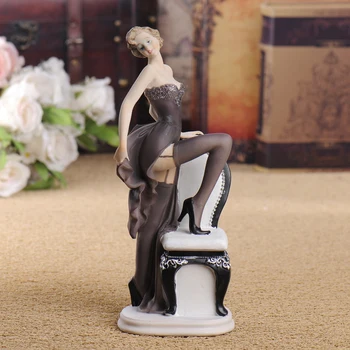 Evropski Seksi Marilyn Monroe Figurice Dnevni Sobi, Poročni Dekoracijo Doma Smolo Ustvarjalne Obrti Dekor Ženska Okraski Miniature