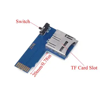 Dvojni Sistem Dual TF Card Adapter za Pomnilniško Odbora 2 v 1 TF Kartice Micro SD kartica Z Stikalo Za Raspberry Pi 3B+/3B/ Nič W