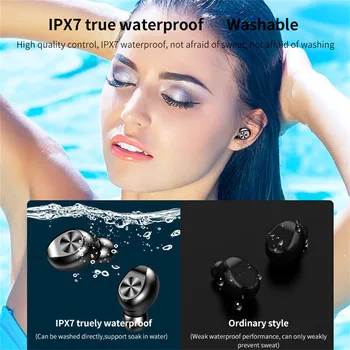 Top prodajne proizvod v letu 2020 Bluetooth 5.0 Slušalke TWS Brezžične Slušalke Mini Čepkov Stereo Slušalke IPX7 Podporo Debelo