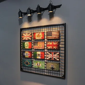 DL-ZDA združeno KRALJESTVO FRANCIJA ITYLY KANADA BRAZILIJA Letnika slikarstva Tin Prijavite Kovinski Plakat registrske tablice Fit BAR PUB DOMA Dekoracijo