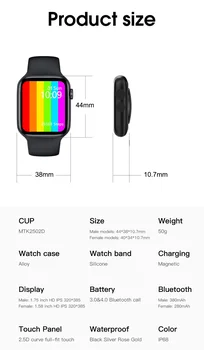 IWO Watch 6 novih W26+ Pametno Gledati obveznic Dotik za moške Fitnes Tracker Bluetooth Razpis za IOS xiaomi huawei watch fit PK W36 HW12