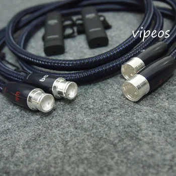 Divje Modro Yonder, 2 XLR 2 XLR Audio silver Bilance Kabel 1,5 m apair z 72V DBS ojačevalnik kabel