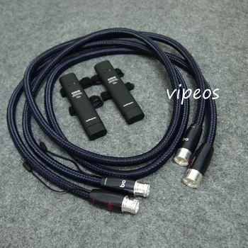 Divje Modro Yonder, 2 XLR 2 XLR Audio silver Bilance Kabel 1,5 m apair z 72V DBS ojačevalnik kabel