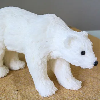 Beli Polarni Medved, Božični Okraski za okenske Police Tabela Centerpiece Medved Decors 2019 Božič Porodu Doma Dekor Dodatki