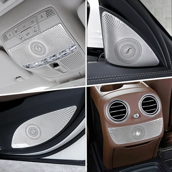 Vrata avtomobila Audio Zvočnik Pokrov klimatska Plošča Branje Svetlobe Trim Nalepke za Mercedes Benz, E Razred W213 Auto Dodatki