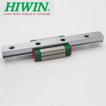 1pc Original Hiwin linearno vodilo MGN9 150 200 250 300 330 350 400 450 500 550 mm MGNR9 železniškega + 1pc MGN9C blok prevoz cnc