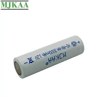 MJKAA 10PCS AA 3000mAh 1,2 V Ni-MH Baterija za Polnjenje z Visoko Quanlity 3000 MAh 2A Baterije za Daljinski upravljalnik Vnaprej Zaračunane