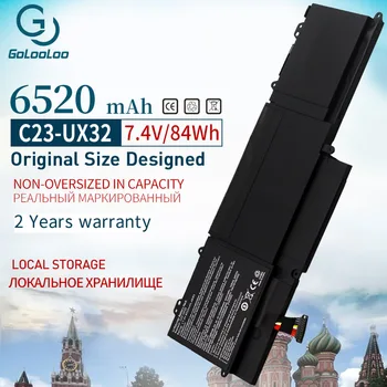 Golooloo 6520mAh 7.4 V Novo C23-UX32 Laptop Baterija za ASUS VivoBook U38N U38N-C4004H ZenBook UX32 UX32A UX32VD UX32LA 48Wh