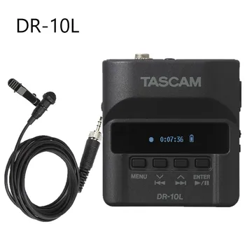 Prvotne Tascam DR-10 L visoka kakovost majhen digitalni diktafon z lavalier mikrofon lahek telo
