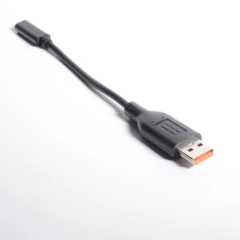 PD napajalni Kabel USB Tip C Do USB Kvadratnih Pretvornik Dc Priključite Napajalni Kabel Kabel za Lenovo Yoga 700 900 Joga 3 4 Pro