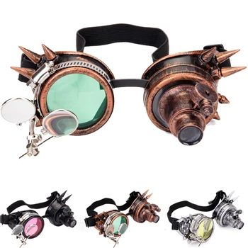 LELINTA Cosplay Letnik Viktorijanski Zakovice Steampunk zaščitna Očala, Očala za Varjenje Gothic ping&Debelo Steampunk Očala