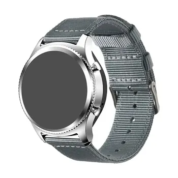 22 MM Zamenjava Odraslih Watch Trak za LG Samsung Fosilnih Q Huami Huawei Najlon Platno Hitro Sprostitev Watchbands Zapestnice