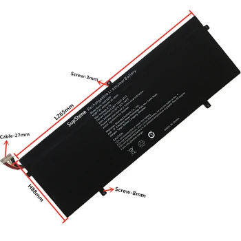 SupStone Resnično 3282122-2S 3587265P Baterija Za Skakalec EZbook 3 Pro 13.3