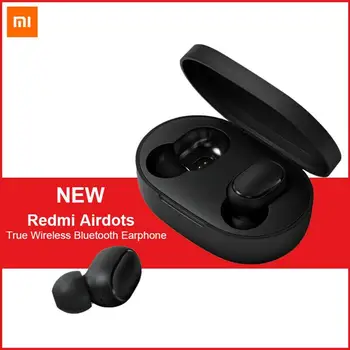 Xiaomi Redmi Airdots TWS Brezžična tehnologija Bluetooth 5.0 Slušalke Stereo Aktivni Šumov Z Mikrofonom za Prostoročno Čepkov AI Nadzor