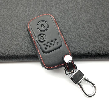 Posebna Ponudba Usnje Keychain Avto Kritje Primera za Honda CIVIC, Accord CRV Fit 2006-2 Gumbe, ki smart remote