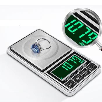 Mini Natančnost 0.01 g /0.1 g žep Digitalne Tehtnice za Zlato Bijoux Funt nakit teža Bilance Gram Elektronske Tehtnice