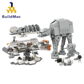 BuildMoc Ustvarjalca Strokovnjak Določa MOC Oklepnih Transportnih Walker Številke Vojni Stroj gradniki Ustvarjalca Božič Opeke Otrok Igrače
