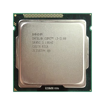 Original CPU za Intel Core i3 2100 / i3 2120 / i3 2130 Dual-Core LGA1155 3M 65W CPU Procesor