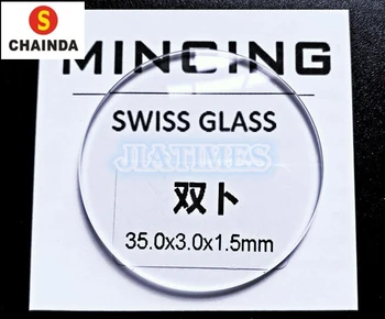 Premium Kakovost 1,5 mm Debele Polirani Dodatno Beli Krog Konkavno Mineralno Steklo od 30mm do 39,5 mm