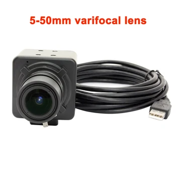 HD Aptina CMOS AR0130 Šibki svetlobi Industrijske Usb-endoskop kamero 1.3 mp Spletna kamera Kamera s 5-50mm Ročni zoom objektiv Varifocal