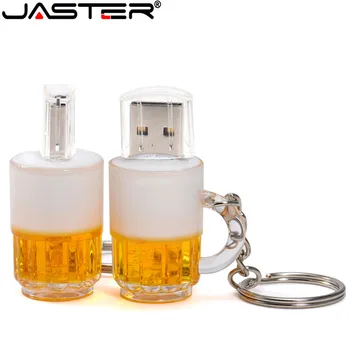 JASTER pravi zmogljivosti Pivo Skodelico usb 2.0 4G, -8 G 16 G Pen Drive 32 G Pomnilnik ustvarjalne usb flash drive darilo usb ključ