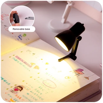 Ustvarjalne Študije Readig LED Namizna Svetilka Knjiga Posnetek Spalnica baterijsko Tabela Lahka Zaščita za Oči Prilagodljiv Zaznamek Noč Svetlobe