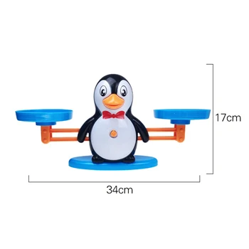 Pingvin Digitalni Bilance Lestvici Matematične Operacije Tekmo Igra Izobraževalne Otroci Igrače