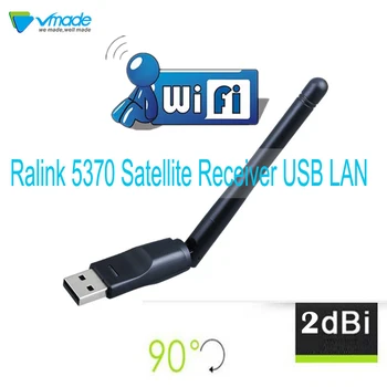 Vmade Mini Wireless usb wifi Ralink 5370 150mbps 2dBi wifi adapter za DVB-T2 in DVB-S2 TV BOX Antene WiFI Omrežja WLAN Kartico